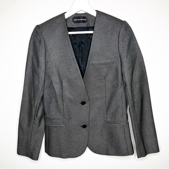 ZADIG & VOLTAIRE Vadim Deluxe Stripe Metallic Jacket - Picture 2 of 11